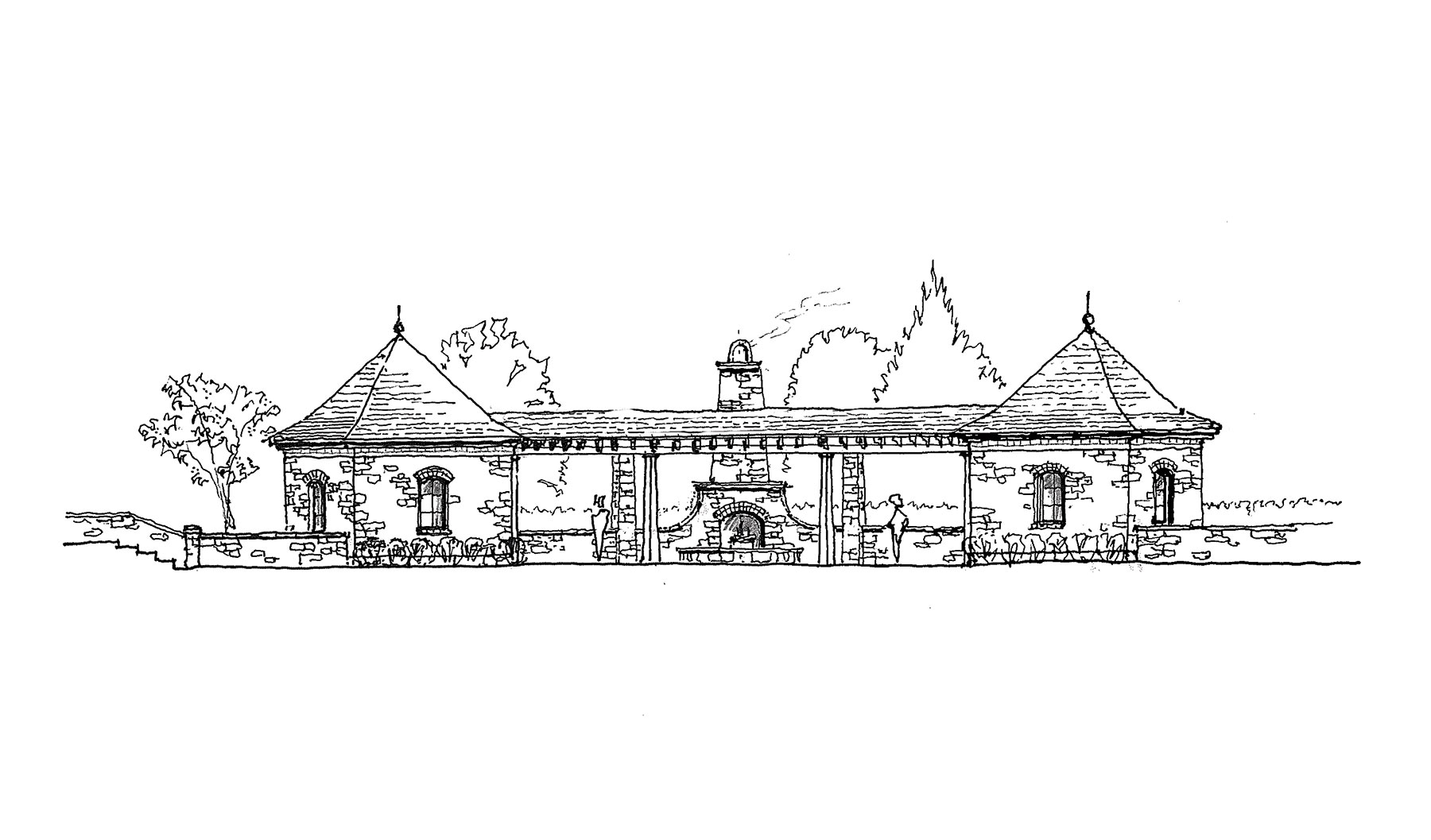 Pool Houses and Pavilions sketch