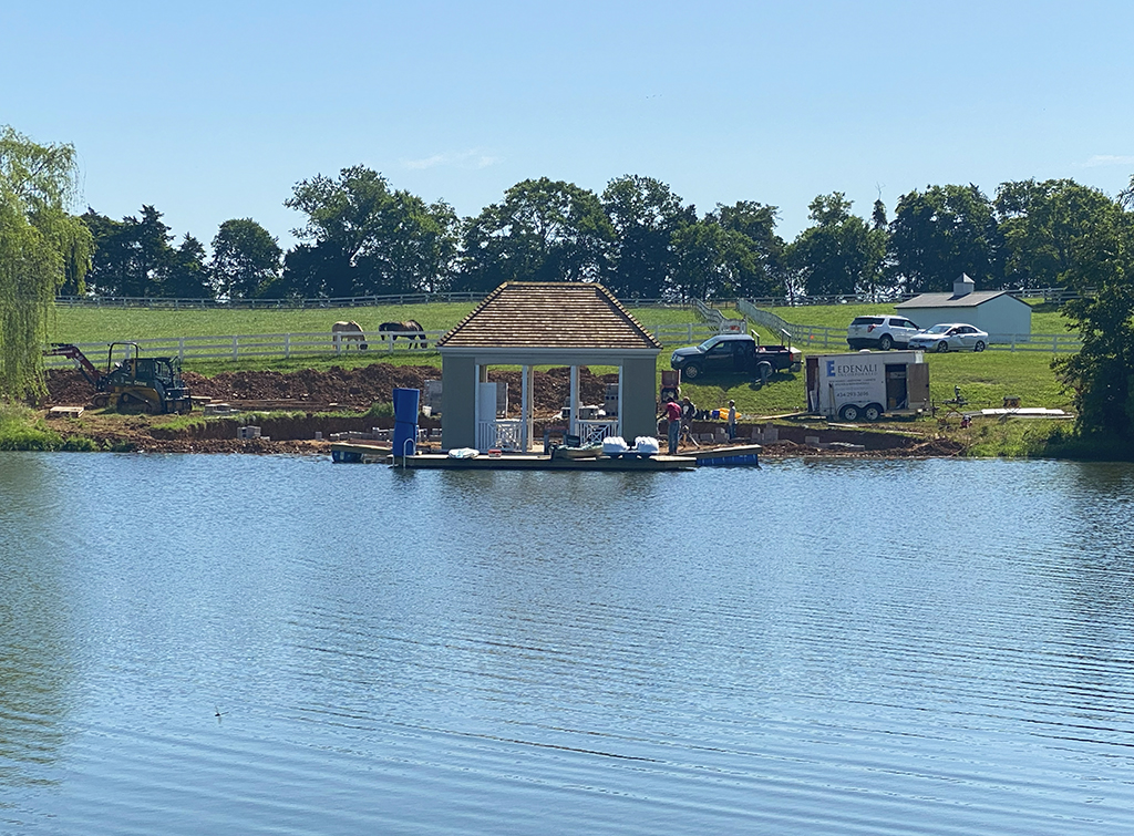 Gazebo roof complete.