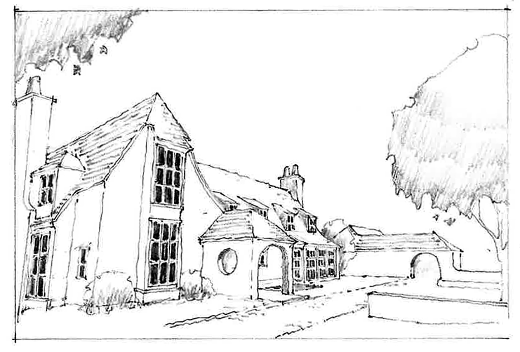 Richmond house option C vignette sketch.