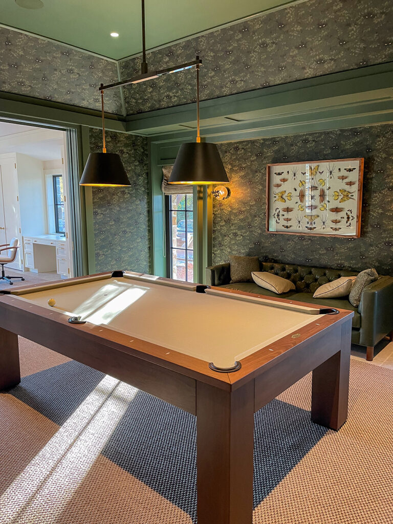 Poolhouse billiards room