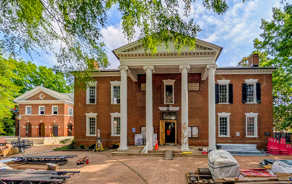 Albemarle County historic courthouse renovation is underway
