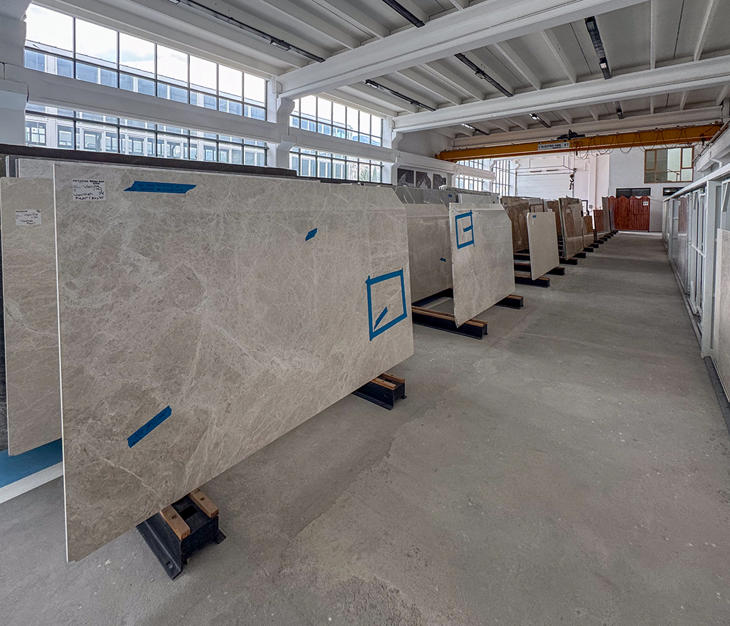Interior stone review with supplier